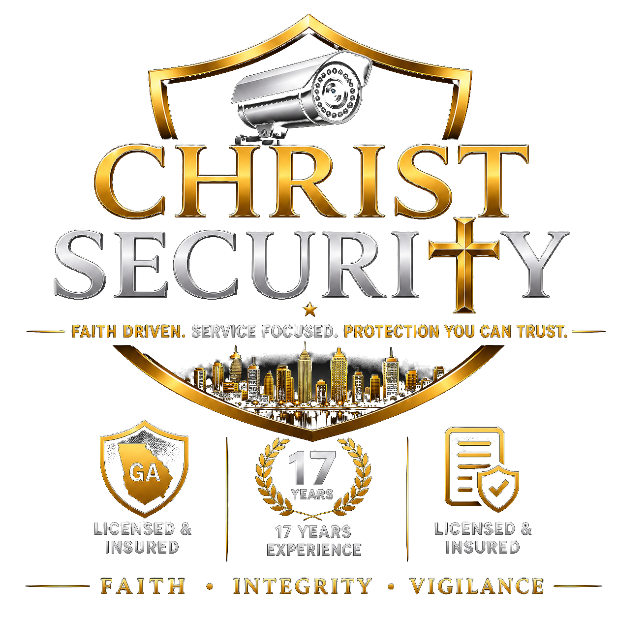 Christ Security LLC detailed logo